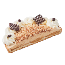 Cappuccino halve vlaai
